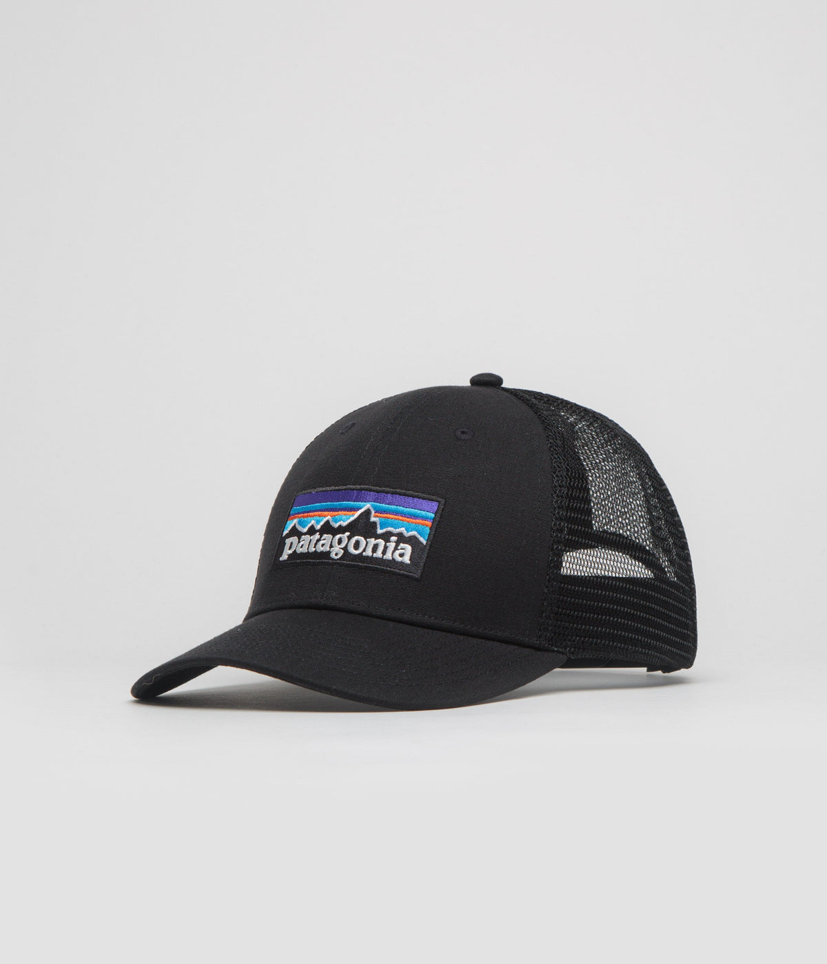Patagonia P-6 Logo LoPro Trucker Cap - Black