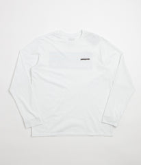 Patagonia P-6 Logo Responsibili-Tee Long Sleeve T-Shirt - Fiber White