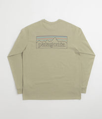 Patagonia P-6 Logo Responsibili-Tee Long Sleeve T-Shirt - P-6 Outline: Gumtree Green