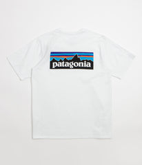 Patagonia P-6 Logo Responsibili-Tee T-Shirt - Fiber White