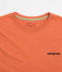 Patagonia P-6 Logo T-Shirt - Coal Orange