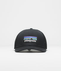 Patagonia P-6 Logo Trucker Cap - Black