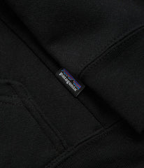 Patagonia P-6 Logo Uprisal Hoodie - Black