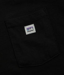 Patagonia Shop Sticker Pocket Responsibili-Tee T-Shirt - Black