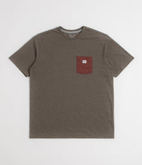 Patagonia Shop Sticker Pocket Responsibili-Tee T-Shirt - Marlow Brown