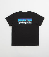Patagonia Womens P-6 Logo Responsibili-Tee T-Shirt - Black