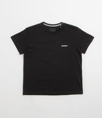 Patagonia Womens P-6 Logo Responsibili-Tee T-Shirt - Black
