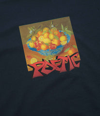 Poetic Collective Graff Fruit T-Shirt - Navy