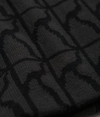Poetic Collective Logo Pattern Skull Beanie - Black