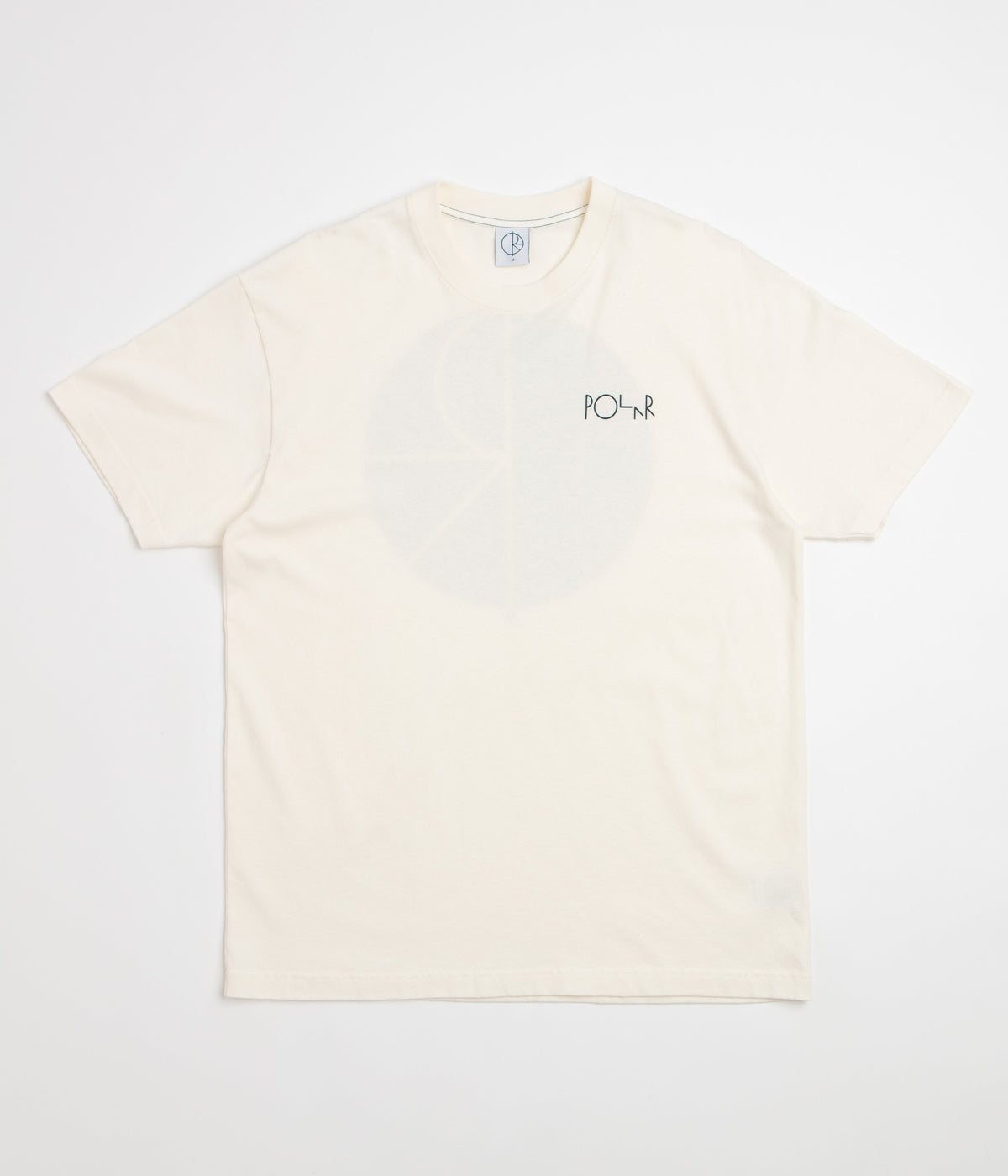 Polar Contrast Fill Logo T-Shirt - Ivory / Black