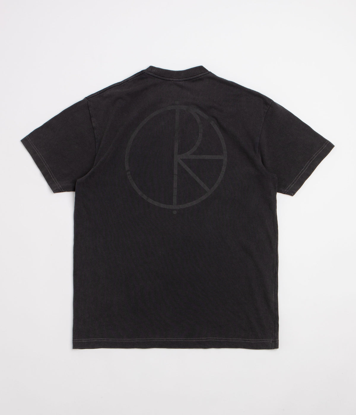 Polar Contrast Stroke Logo T-Shirt - Silver Black / Black