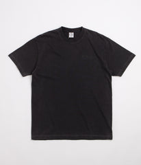 Polar Contrast Stroke Logo T-Shirt - Silver Black / Black