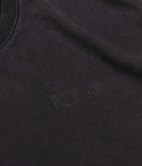 Polar Contrast Stroke Logo T-Shirt - Silver Black / Black