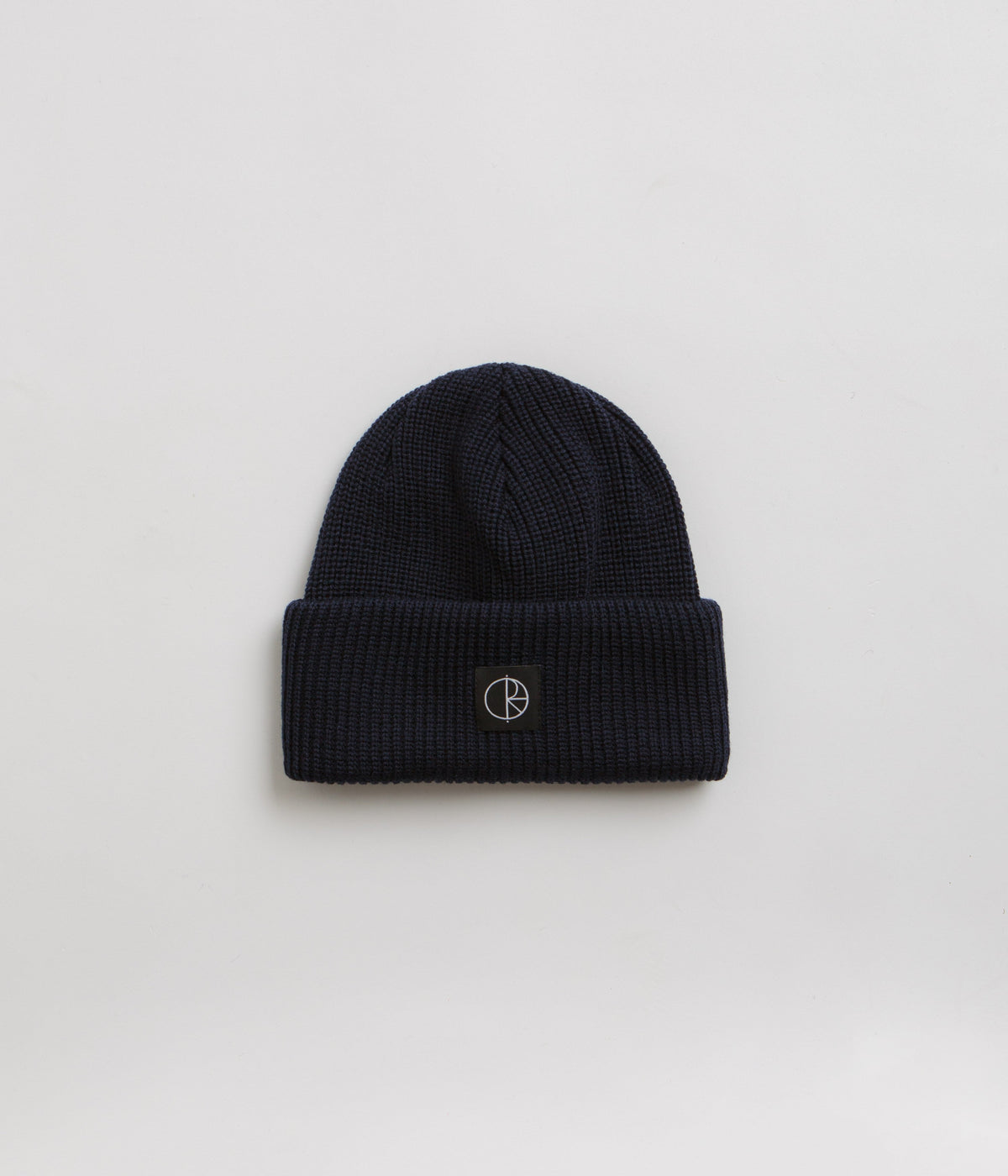Polar Double Fold Merino Beanie - Navy