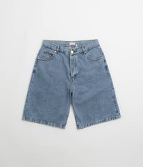 Pop Trading Company DRS Denim Shorts - Stone Washed