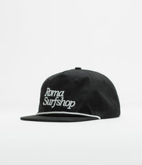 Roma Shop Cap - Black / White