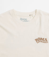 Roma Surfboards T-Shirt - Raw / Brown