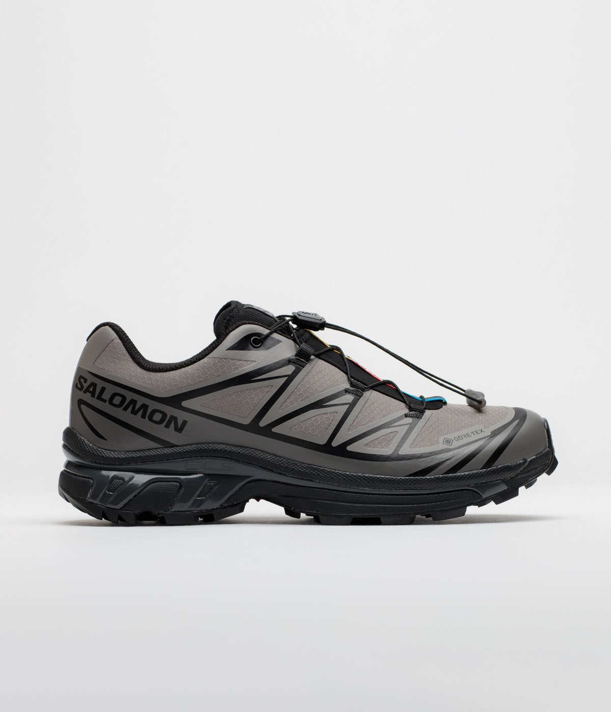Salomon XT-6 GTX Shoes - Black / Cloudburst / Dark Gull Grey