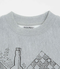 Service Works Frequent Flyer Crewneck Sweatshirt - Heather Grey