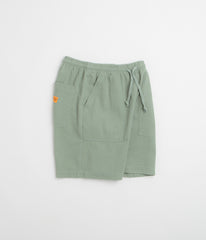 Service Works Seersucker Chef Shorts - Sage