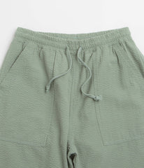 Service Works Seersucker Chef Shorts - Sage