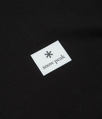Snow Peak NSD Square Logo Sweatshirt - Black