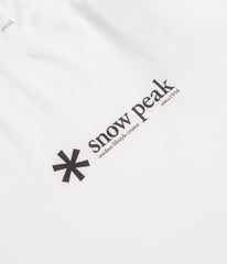 Snow Peak Soft Cotton Logo T-Shirt - White