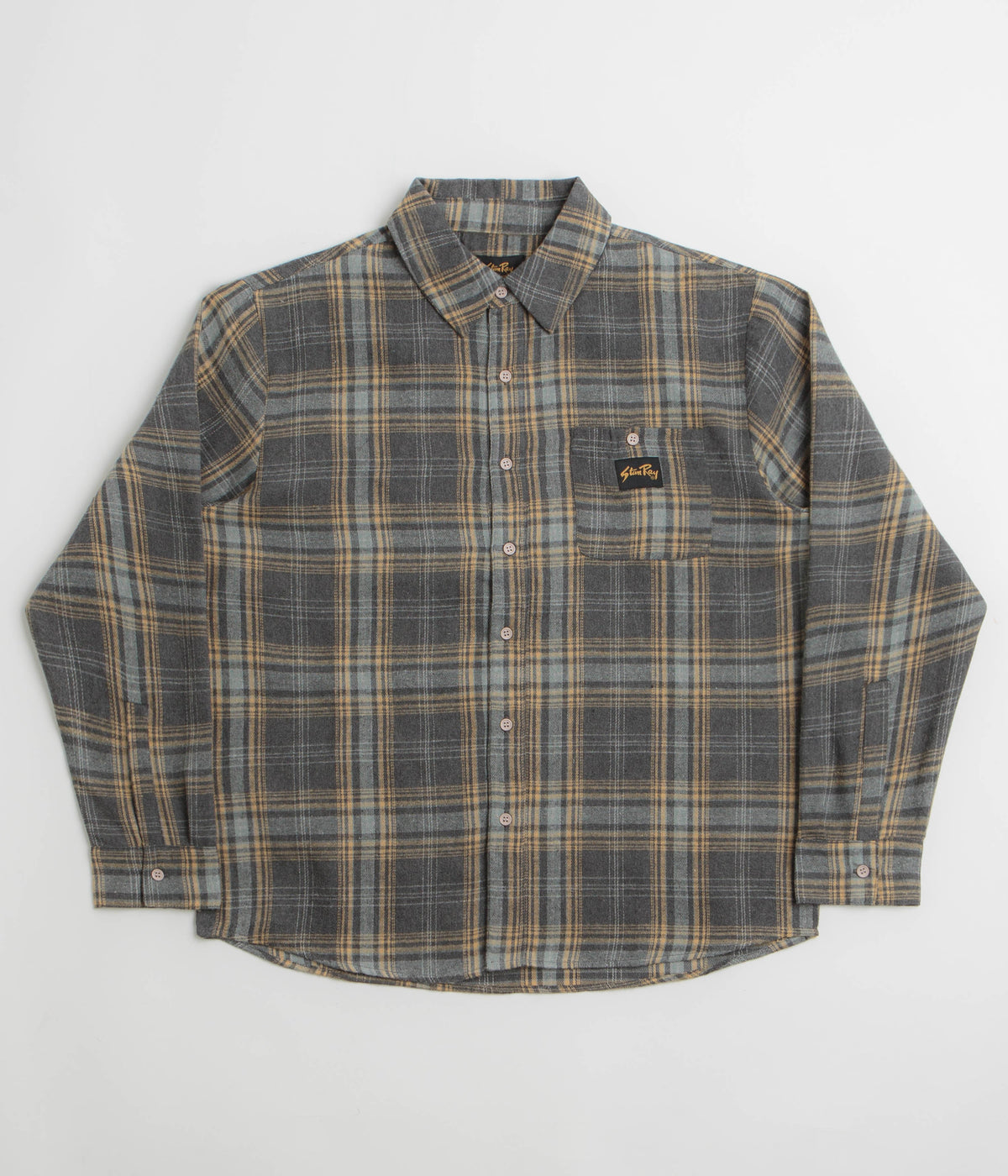 Stan Ray Flannel Shirt - Charcoal Plaid
