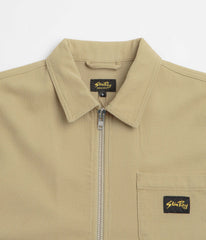 Stan Ray Zip Shirt - Eucalyptus Bedford Cord