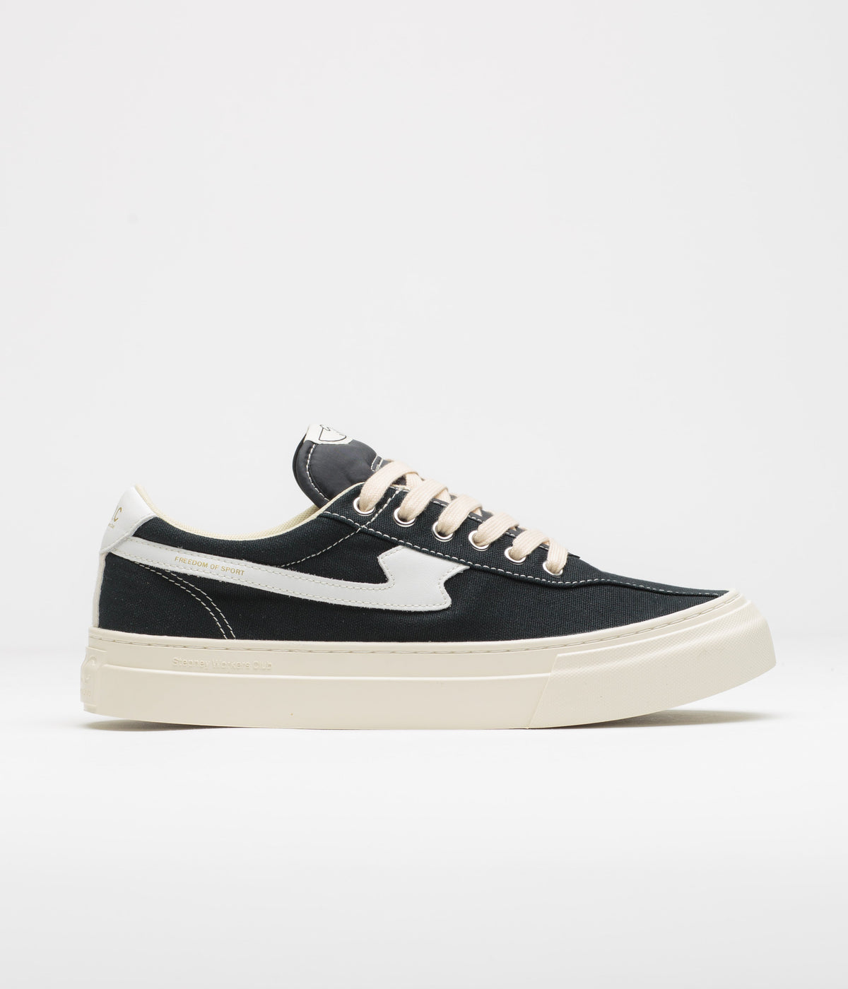 Stepney Workers Club Dellow Canvas S-Strike Cup Shoes - Black / White
