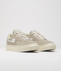 Stepney Workers Club Pearl S-Strike Suede Shoes - Light Grey / White