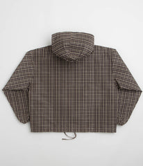 Umbro Checked Masked Anorak - Beige / Dark Brown