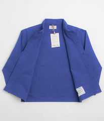 Uskees 3001 Buttoned Overshirt - Ultra Blue