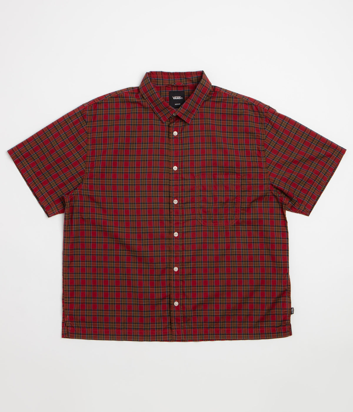 Vans Larkspur Timber Short Sleeve Shirt - Poppy Ember