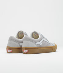 Vans Skate Old Skool Shoes - Crepe Light Gray / Gum