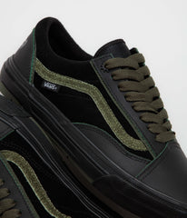 Vans Skate Old Skool Wafflecup Shoes - Willow Green / Black