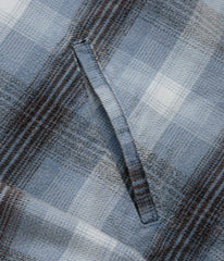 Yardsale Tartan Full-Zip Hoodie - Blue