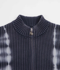 Yardsale Tie Dye Full Zip Sweatshirt - Navy